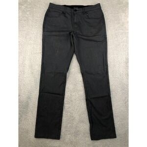 Fried Denim Pants Mens 33x31.5 (Tag 38x32) Black Straight *Flaw